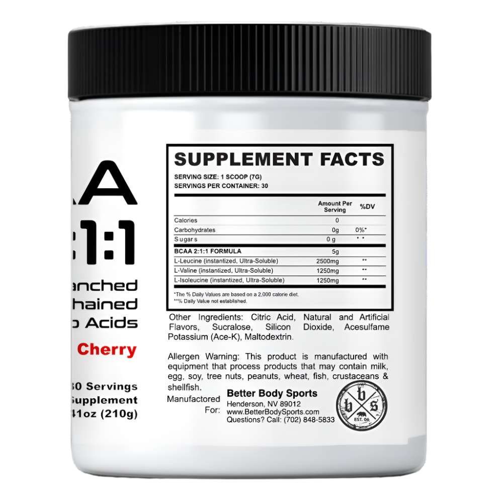 BCAA Powder Supplement – Better Body Sports
